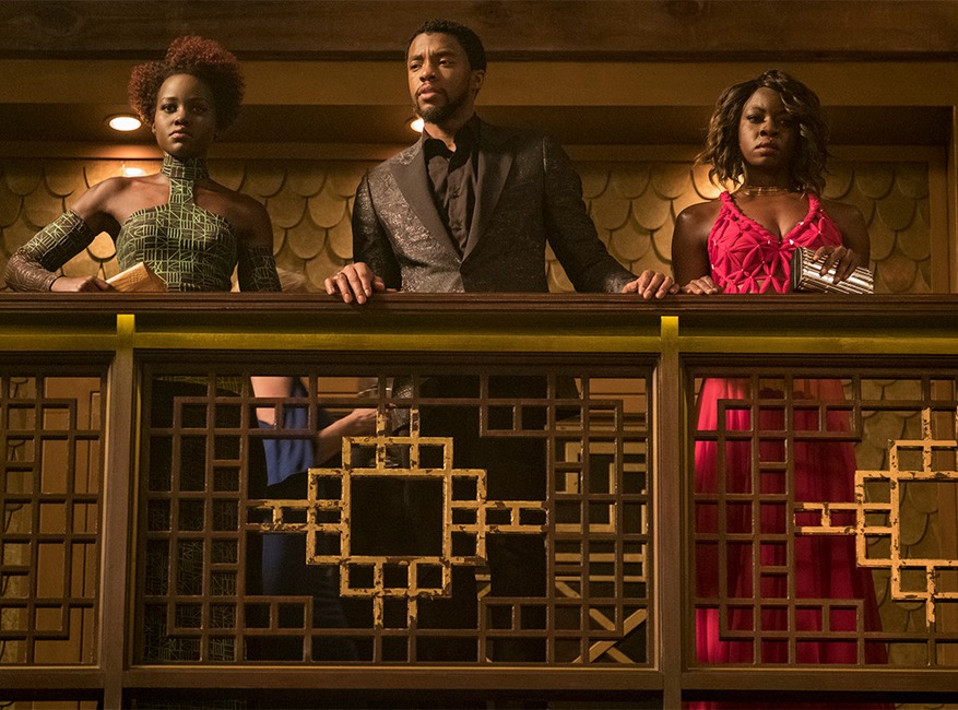 Black Panther, Lupita Nyong'o, Chadwick Boseman, Danai Gurira